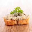 bread and tapenade
