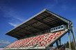 Giant tribune with colorized seats