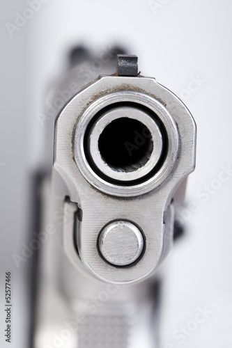 Photo: Barrel of a Gun Barrel of a Gun