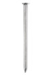 Metal nail on white background, clipping path
