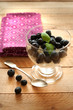 Quarkspeise mit Blaubeeren