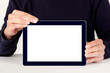 Woman with Tablet PC