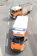 Rettungswagen und Feuerwehrfahrzeug