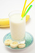Banana milkshake  -  Frullato di banana