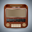 Vettoriale: Retro radio vector illustration Retro radio vector illustration