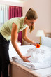 Photo: Maid doing room service in hotel Maid doing room service in hotel