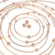 Abstract background with sphere connection