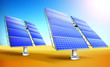 Solaranlage in der Wüste