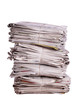 pile of old newspapers