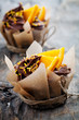 Orange chocolate cupcakes