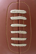 Detail of the vintage football ball