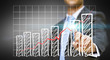 Photo: Businessman graph concept Businessman graph concept