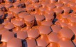 3d background with hexagons