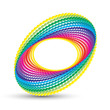 abstract colorful shape, icon, design element