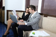 Business People On Sofa