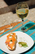Tapa with white wine