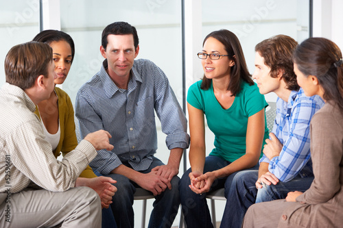 Photo: Meeting Of Support Group Meeting Of Support Group