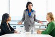 Group Of Women Meeting In Office