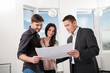 couple is considering future apartment design