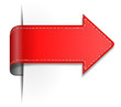 Schild Pfeil rot