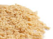 A portion of Farfalle bows pasta isolated