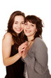 Photo: Mother and teenage daughter together. Happy family. Mother and teenage daughter together. Happy family.