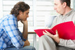 Photo: Man Having Counselling Session Man Having Counselling Session