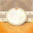 Summer background with label