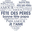 coeur fêtes des pères