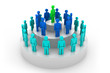 Social hierarchy Concept.