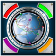 Gps World Background Concept