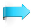 Vektor: Schild / Pfeil blau 3d Schild / Pfeil blau 3d