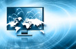 Illustration: Best Internet Concept of global business from concepts series Best Internet Concept of global business from concepts series