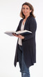 Woman with book