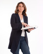 Woman with book