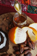 Still life with honey
