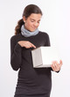 Girl with box