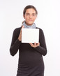 Girl with box