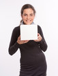 Girl with box