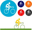 Cyclist icon