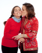 Foto: Mom kissing daughter Mom kissing daughter