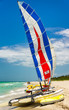 Catamaran on the beach of Varadero in Cuba