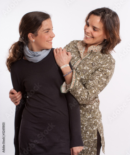 Photo: Mom and daughter Mom and daughter
