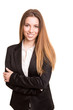 Successful business woman looking confident and smiling