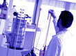 chemical laboratory, technician who is testing analysis