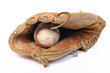 baseball ball and mitt