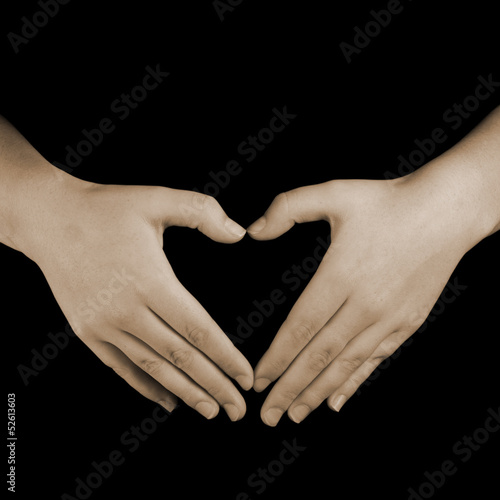 Photo: love heart hands love heart hands