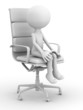 WM sitting on chair