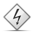 High voltage sign