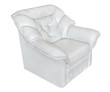 armchair leather white